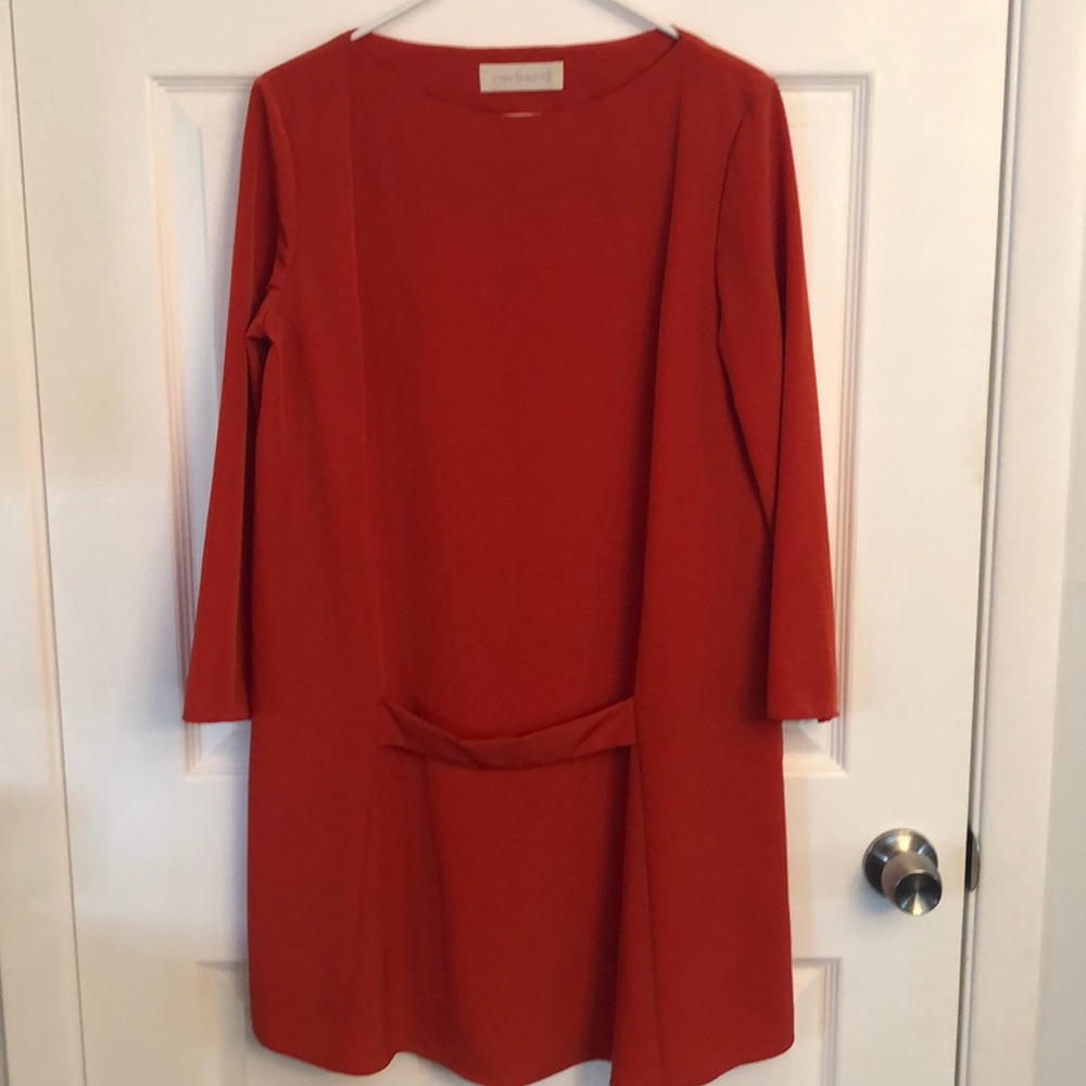 Cacharel NWOT
Front-Belt Shift Dress, Red size 8